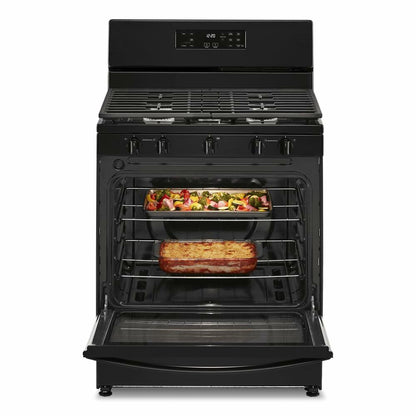 WHIRLPOOL WFG505M0MB Freestanding Gas Range, Black