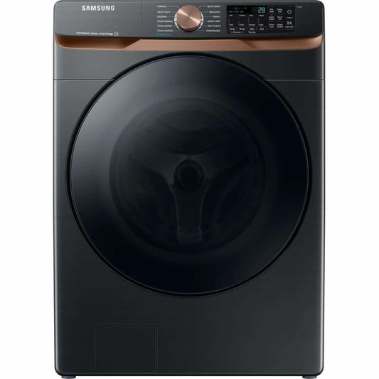 Samsung 27 in. 5.8 cu. ft. Black Stainless Steel Front Load Washer with Super Speed Wash and Steam