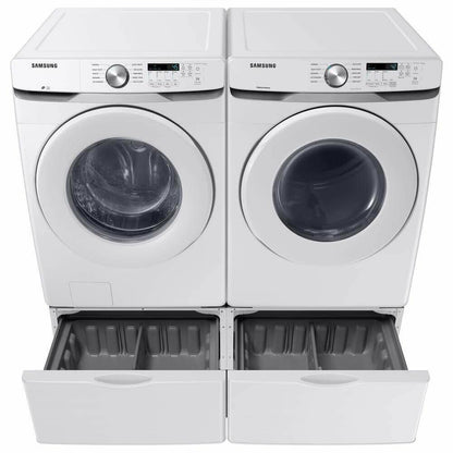 SAMSUNG DVE45T6000W DVG45T6000W Electric Dryer with Sensor Dry, 7.5 Cu Ft, White