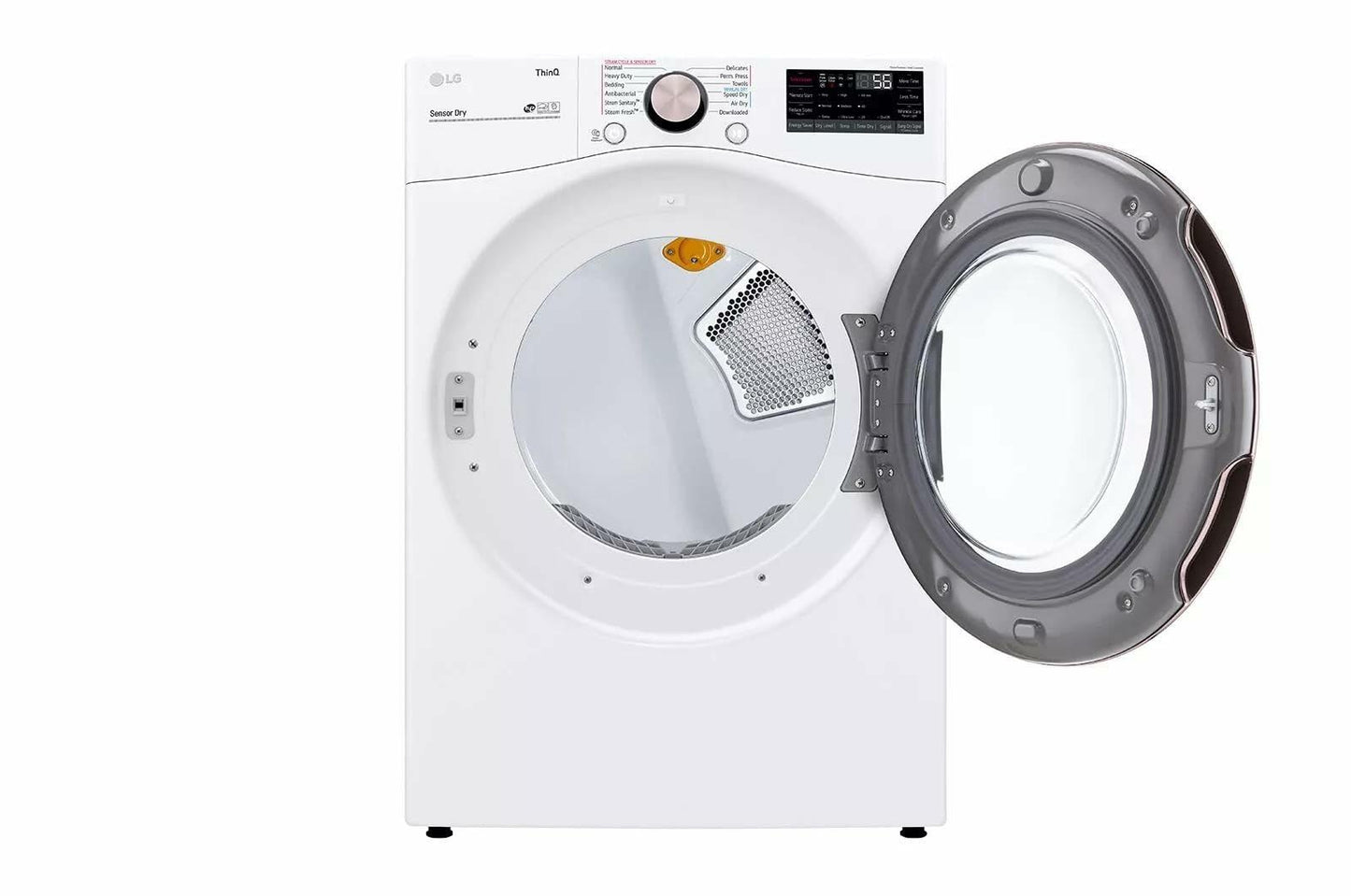 LG DLGX4001W Dryer, Solid Black