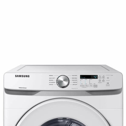 SAMSUNG DVE45T6000W DVG45T6000W Electric Dryer with Sensor Dry, 7.5 Cu Ft, White