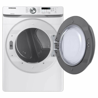 SAMSUNG DVE45T6000W DVG45T6000W Electric Dryer with Sensor Dry, 7.5 Cu Ft, White