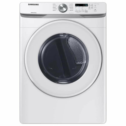 SAMSUNG DVE45T6000W DVG45T6000W Electric Dryer with Sensor Dry, 7.5 Cu Ft, White