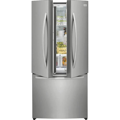 31.5 in. 17.6 cu. ft. Counter Depth French Door Refrigerator, Brushed Steel