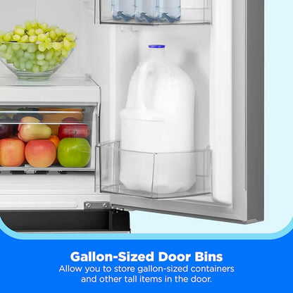 Midea MRF18B4AST 18 Cf French Door 30 Wide Non-dispense