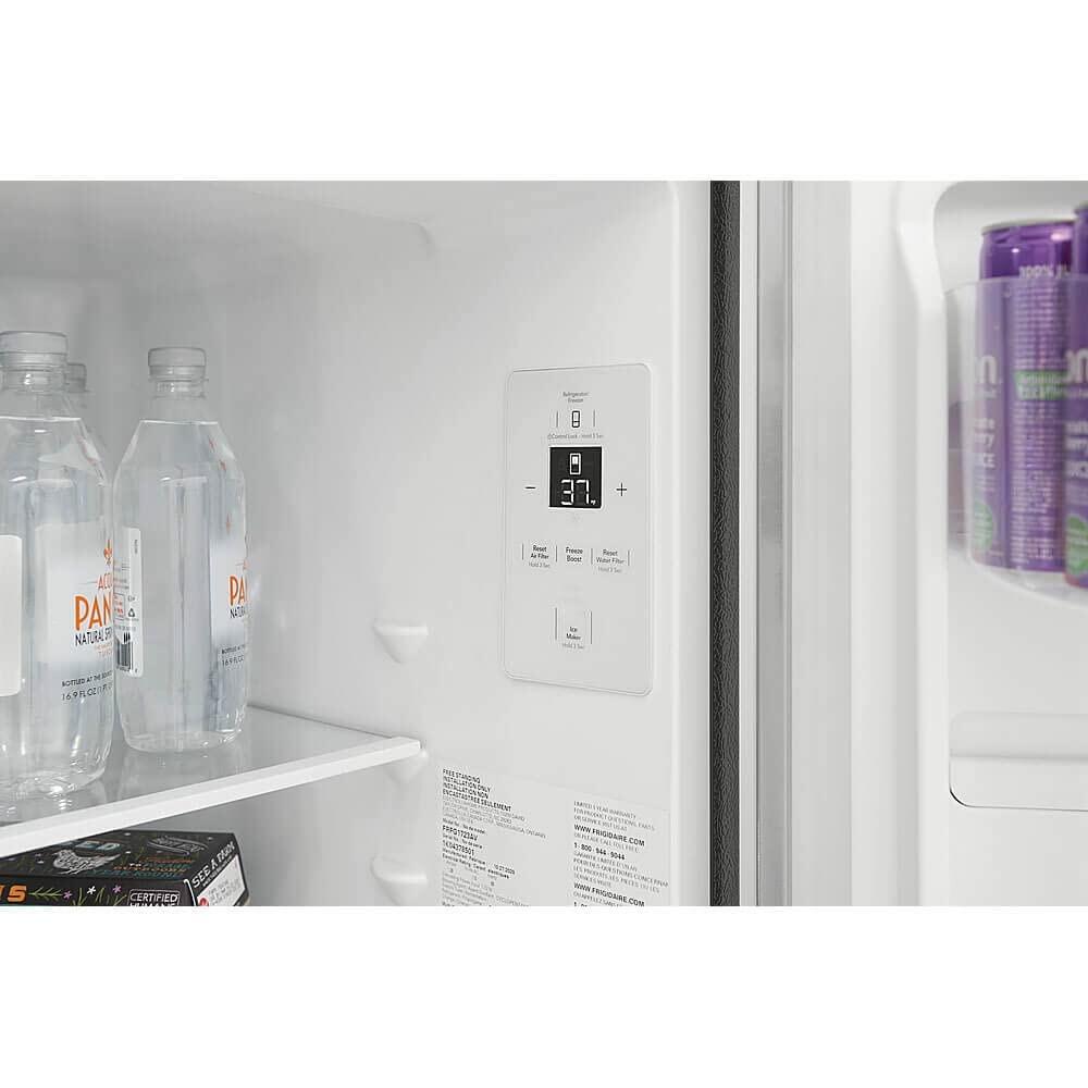 31.5 in. 17.6 cu. ft. Counter Depth French Door Refrigerator, Brushed Steel