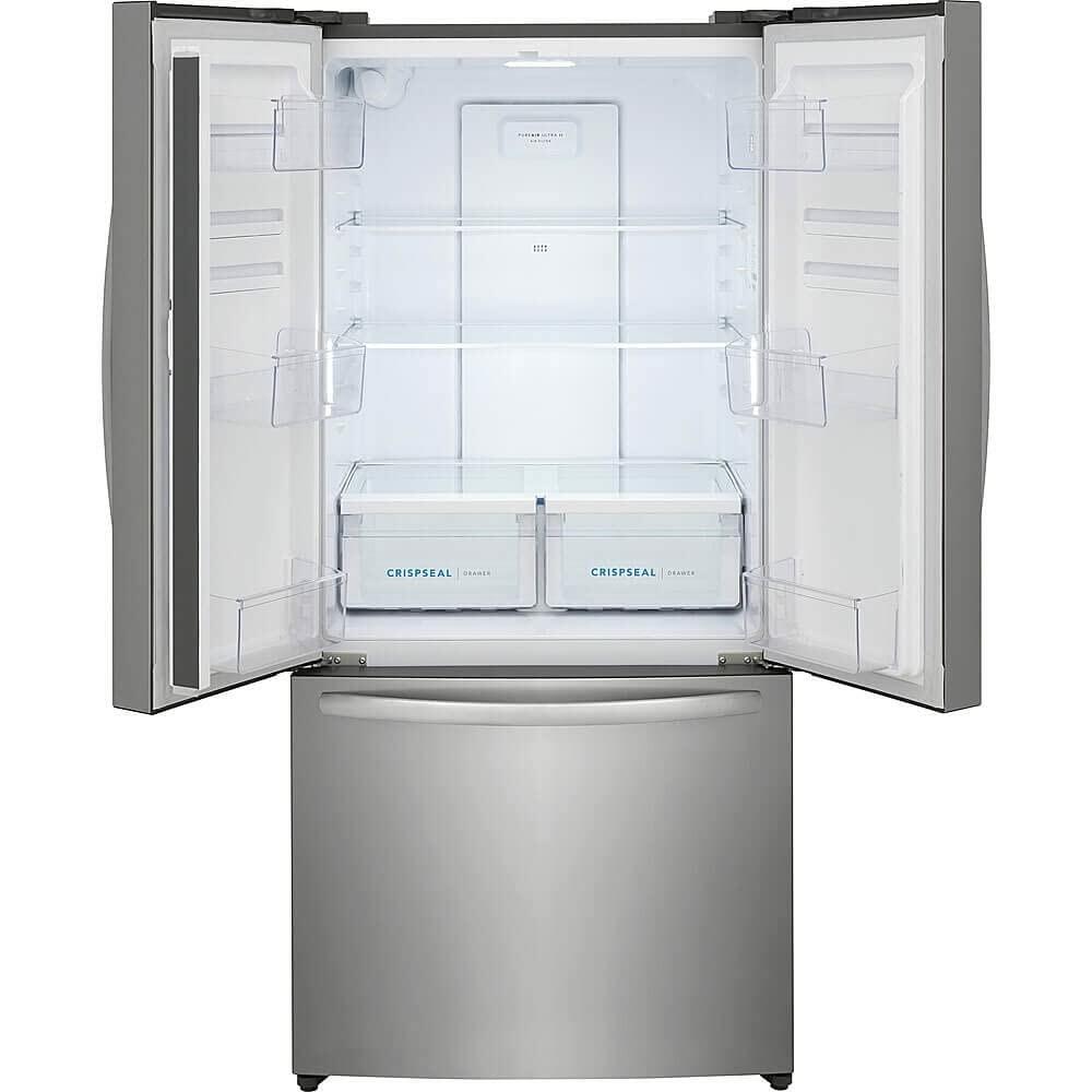 31.5 in. 17.6 cu. ft. Counter Depth French Door Refrigerator, Brushed Steel