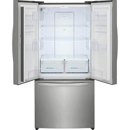 31.5 in. 17.6 cu. ft. Counter Depth French Door Refrigerator, Brushed Steel