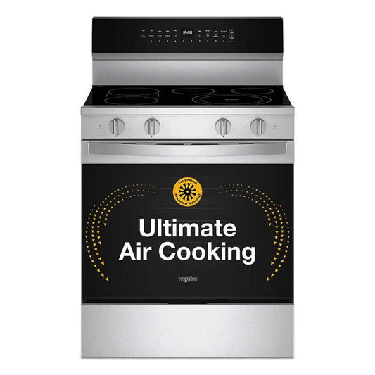 30 in. 5-Element Freestanding Electric Smart Range in Fingerprint Resistant Stainless Steel with Air Cooking Technology