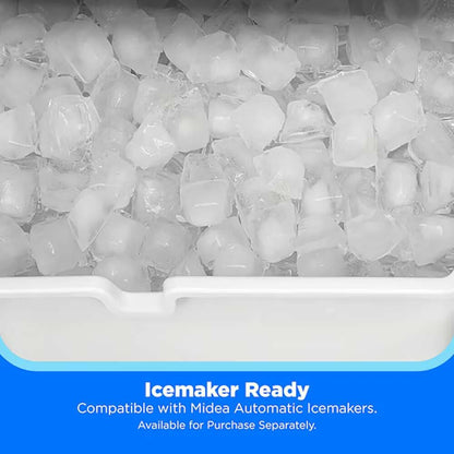 Midea MRF18B4AST 18 Cf French Door 30 Wide Non-dispense